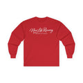 New Life Recovery Long Sleeve Tee — "Mended by Mercy" Christian Recovery Shirt